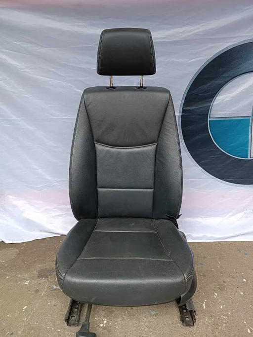 Voorstoel links zwart leer Navade BMW X3 X4 serie F25 F26