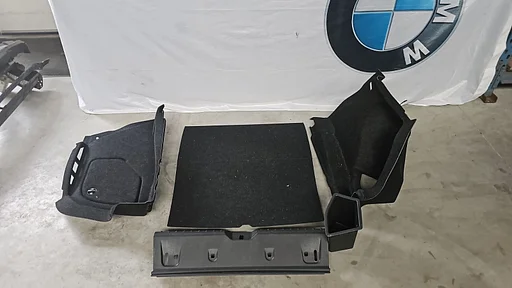 Bekleding set antraciet kofferbak bagageruimte BMW 1 serie F20