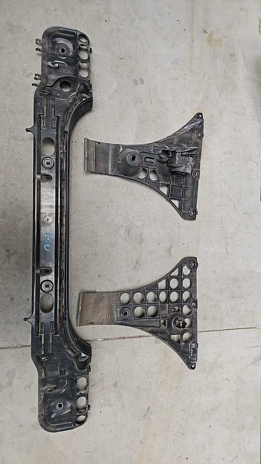 Achterbumper montageplaat set BMW 5 serie E60 51127056343 51127033715 51127033716