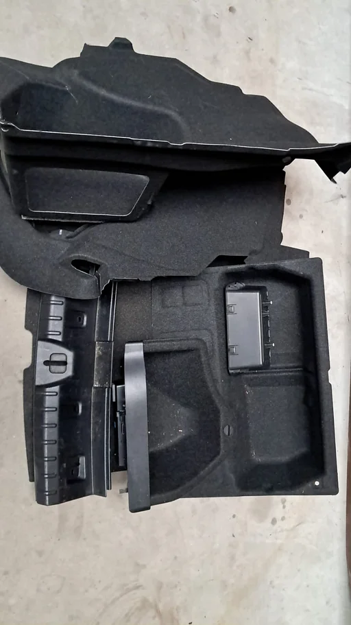 Bekleding set kofferbak bagageruimte Antraciet / zwart BMW 3 serie F30