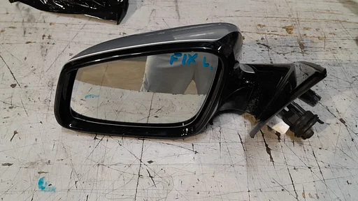Buitenspiegel Shadowline optie Links Bestuurderskant BMW 5 Serie F10 F11 Titansilber 354 51167321821 7321821