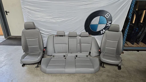 Leren interieur stoelen handbediend BMW 3 serie E91 LCi Leder Dakota Grau LCAD