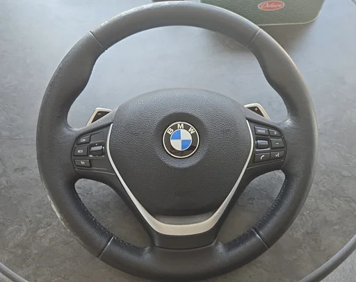 Sportstuur multifunctioneel leder stuurwiel met flippers BMW 1 / 2 / 3 / 4 serie F2x F3x +LCI 32306863343 6863343