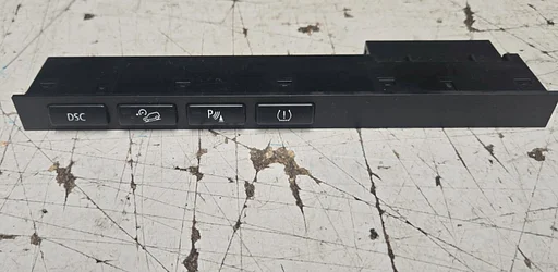 Schakelaareenheid knoppenbalk middenconsole zwart DSC BMW X3 serie E83 61313413211 3413211