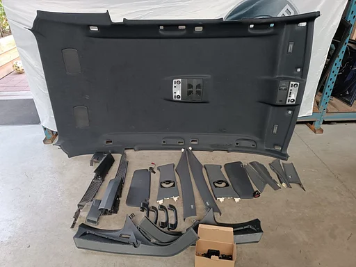 Dakhemel Hemelbekleding Antraciet Zwart BMW 5 serie E61 + LCI 51447919686 7919686