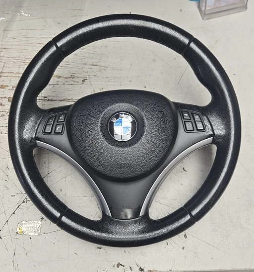 Sportstuur Stuurwiel Leder multifunctioneel BMW 1 serie E81 E82 E87 + LCI E88 32306763076 6763076