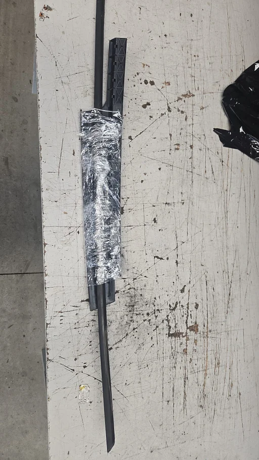 Portier deurrubber en kunststofdeel voor rechts BMW 3 serie F30 F31