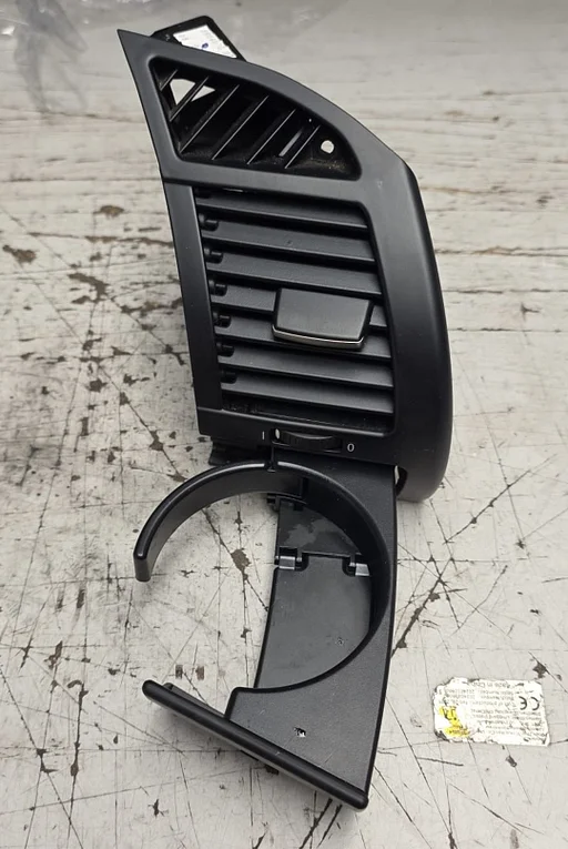 Luchtrooster ventilatie met bekerhouder chrom zwart rechts BMW Z4 E85 7025632 64228041496 8041496