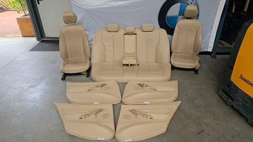 Leren interieur stoelen elektrische met stoelverwarming BMW 3 serie F30 Leder Dakota / Venetobeige Exklusivna LCLY