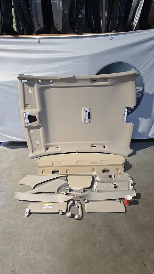 Dakhemel hemelbekleding en hoedenplank beige BMW 3 serie F30 F80 + LCI 51467288358 7288358 51467288350 7288350 51447313596 7313596