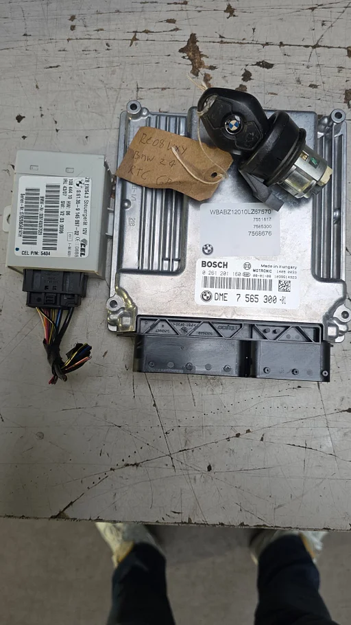 Startset EWS Contactslot + ECU Bosch N46 2.0i BMW Z4 E85 61359145097 9145097 12147565300 7565300 0261201160