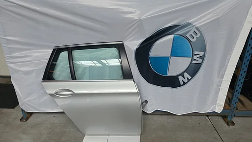 Rechts achter deur portier BMW 5 serie F11 + LCI Titansilver 354 41009628758 9628758 41007206120 7206120