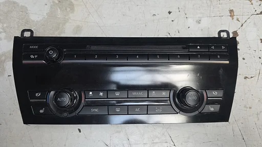 Climatronic airco kachel en radio bedieningspaneel Aut BMW 7 serie F01 9331878