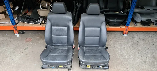 Interieur zwart Leer BMW 5-Serie E61 Touring