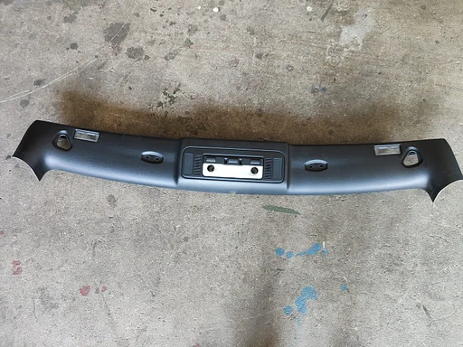 Zwarte stijl kunstof afdekkap voorraam boven BMW 6 serie E64 cabrio 7009530