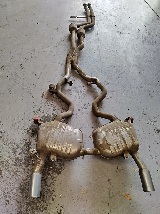 Uitlaat E93 335i compleet