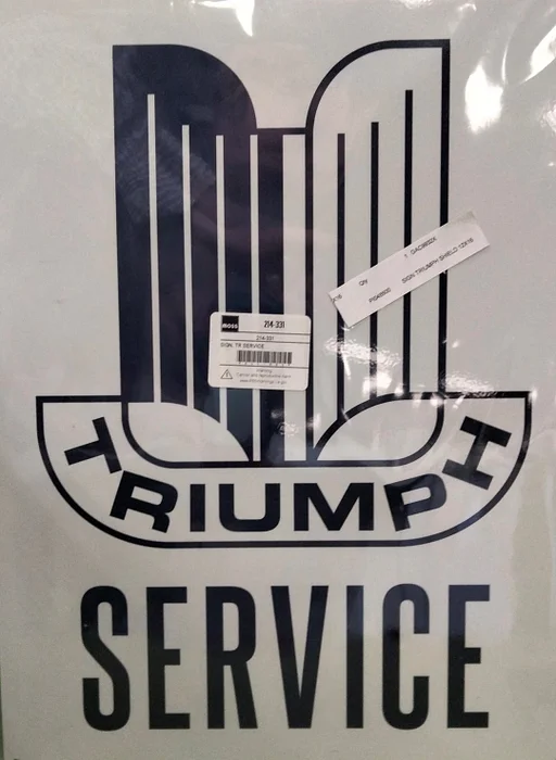 Triumph service schild GAC9932X