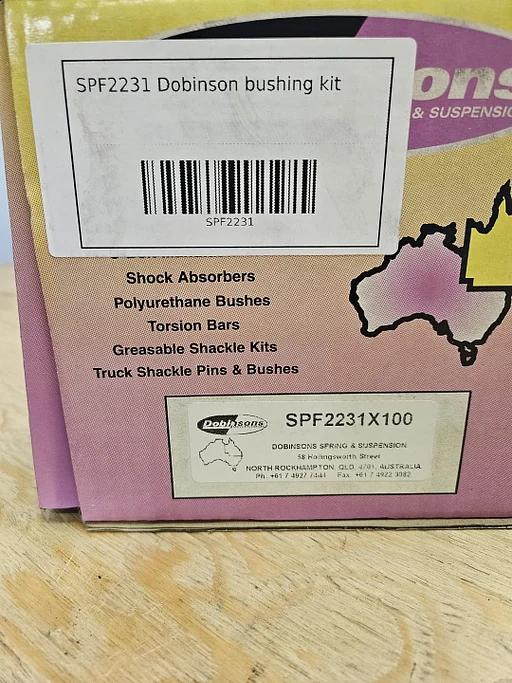 Dobinsons Bladveerrubbers Shackle Bush-kit