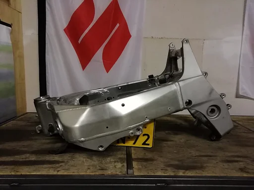 Frame + NL kenteken Suzuki GSX-R 1000 K1 - K2 2001 t/m 2002 GSXR kader