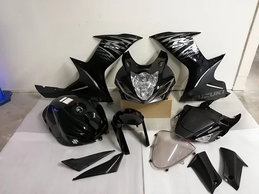 NIEUWE kappenset / kuipset + tank GSX-R 600 L1 L2 L3 L4 L5 L6 L7 2011 t/m 2017 GSXR kuip kappen topkuip