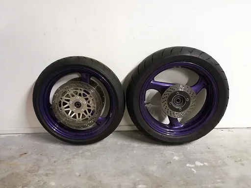 Wielen Suzuki GSX-R 400 1990 t/m 1995 velg velgen wiel GSXR rim rims