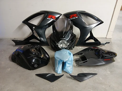 Kappenset / kuipset + tank Suzuki GSX-R 600 K6 - K7 2006 t/m 2007 kuip kappen topkuip