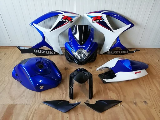 Kappenset / kuipset + tank Suzuki GSX-R 600 K6 - K7 2006 t/m 2007 kuip 2 kappen topkuip