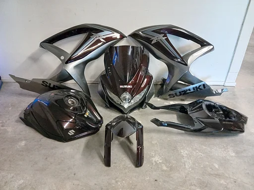 Kappenset / kuipset + tank Suzuki GSX-R 600 750 K8 K9 L0 2008 t/m 2011 kuip 4 kappen topkuip