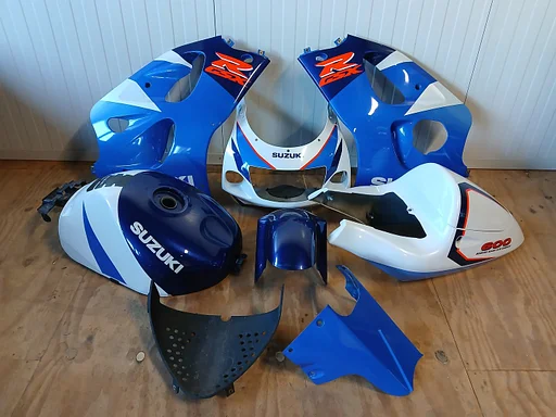 Kappenset / kuipset + tank Suzuki GSX-R 600 SRAD 1996 t/m 2000 kuip 2 kuipdelen