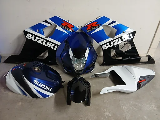 Kappenset / kuipset + tank Suzuki GSX-R 1000 K3 K4 2003 t/m 2004 kuipdelen kuip kappen topkuip
