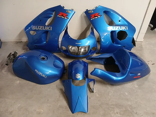 Kappenset / kuipset + tank Suzuki GSX-R 600 750 SRAD 1996 t/m 2000 kuip kuipdelen