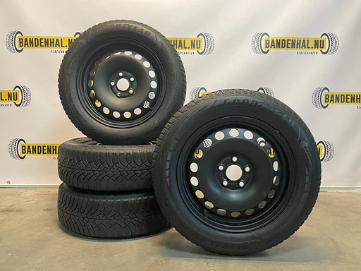 VW Golf 6 stalen velgenset Goodyear winter 185/65R15 5x112 15 inch