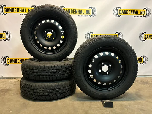 VW Up Skoda Citgo Seat Mii velgenset staal winter 2x Semperit 2x Barum 165/70R14 4x100 14 inch