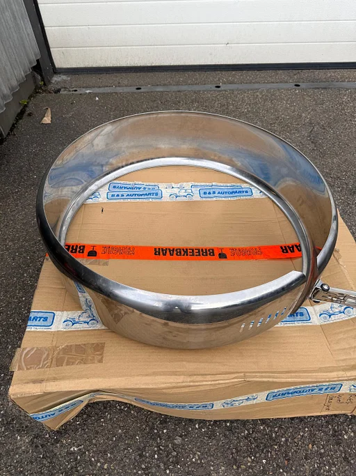 Van Kit Brilliant Cover Reservewiel Ring Chroom/RVS