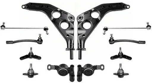 Mini R50 draagarm Mini R53 Draagarm Mini R50 spoorstang Mini R53 fuseekogel Mini R50 R53 stabilisatorstang