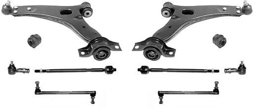 Draagarm Ford focus draagarmen Ford focus spoorstang stabilisatorstang fuseekogel stuurkogel