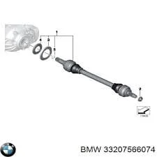 Aandrijfas BMW F01 F02 F03 F04 aandrijfas BMW F06 F07 F12 F13 aandrijfas steekas