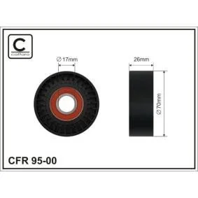 Geleiderrol Chrysler 300C  Dodge omdraairol v-snaren JEEP Geleiderrol