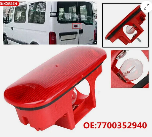 Citroen Jumpy derde remlicht Opel Movano Peugeot Expert Nissan Interstar Fiat Scudo