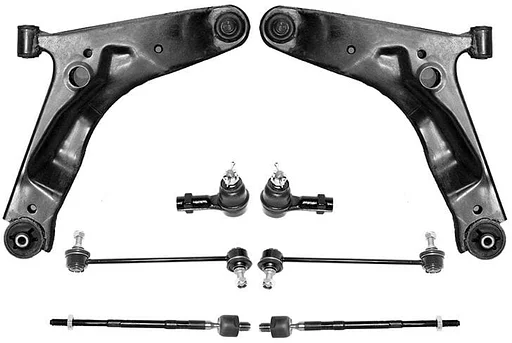 Draagarmen KIA Picanto I draagarm Hyundai i10 spoorstang fuseekogel