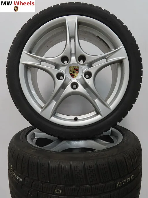Originele Porsche Boxster Cayman 18 inch velgen winterbanden