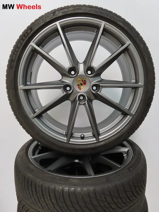Porsche 21 inch Origineel velgen 911 992 met winterbanden