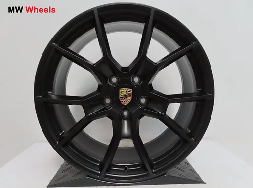 Porsche Taycan 21 inch Origineel velgen RS Spyder zwart