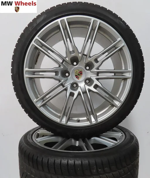 Originele Porsche 21 inch Cayenne GTS velgen winterbanden