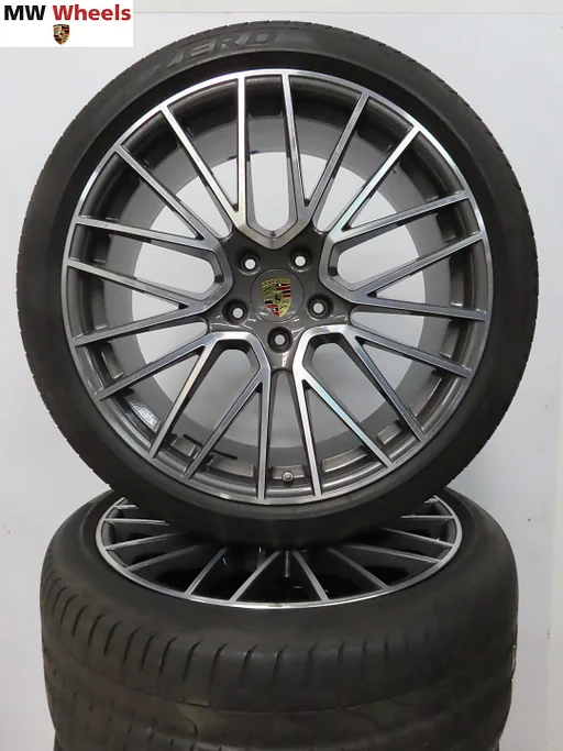 Originele Porsche Cayenne coupe 22 inch velgen zomerbanden