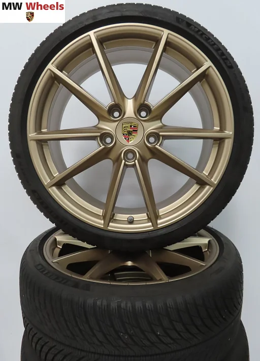Porsche 21 inch Origineel velgen 911 992 met winterbanden