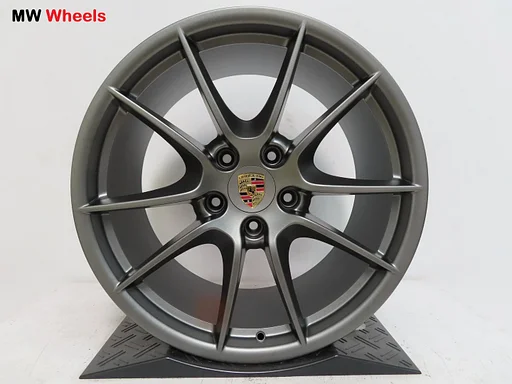 Porsche 20 inch Origineel 911 991 Carrera velgen satin grey