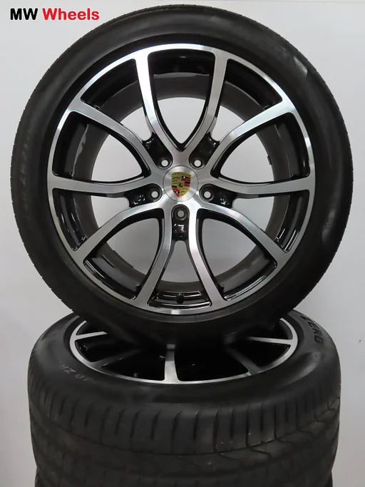 Porsche 21 inch Origineel velgen Cayenne E3 met zomerbanden