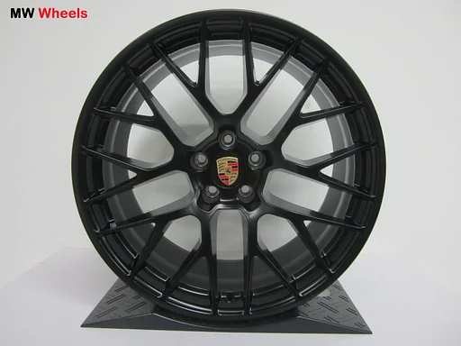 Originele Porsche Macan 20 inch velgen RS Spyder zwart nieuw
