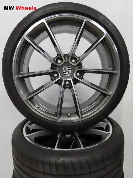 Porsche 21 inch Origineel velgen 911 992 met zomerbanden